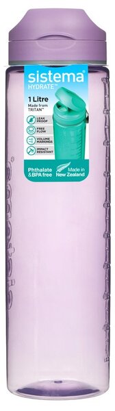 Sistema Tritanová láhev Hydrate Flip Top 1 l, fialová