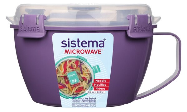 Sistema Dóza na nudle a hranolky Microwave Noodle 940 ml, fialová