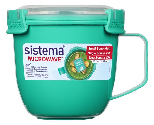 Sistema Hrnek na polévku Microwave Small Soup Mug 565 ml, mátová