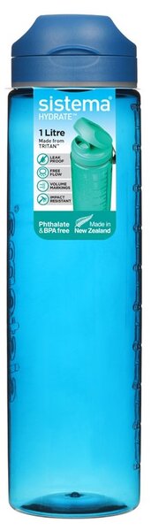 Sistema Tritanová láhev Hydrate Flip Top 1 l, modrá