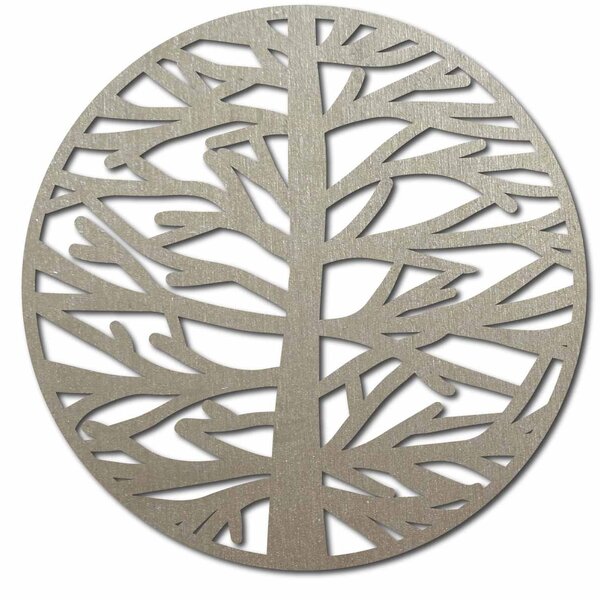 Sentop - Obraz na stěnu zeď MRLVEN: Přírodní překližka - Topol přírodní Rozměr 40 cm 4014-55712 PR0372 plywood tree of life