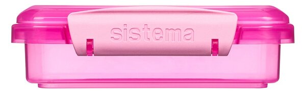 Sistema Svačinový box na toast Lunch Sandwich 450 ml, růžová