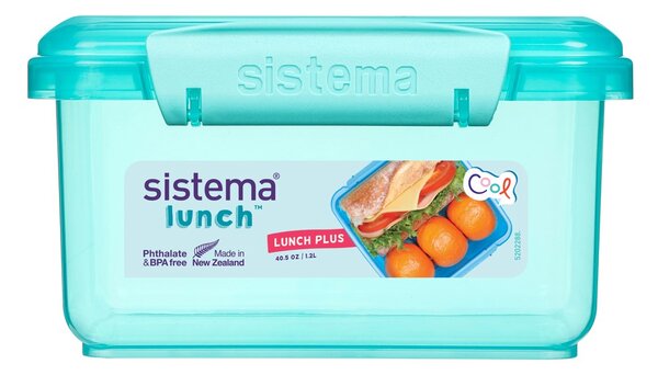 Sistema Dělený svačinový box Lunch Plus 1,2 l, mátová