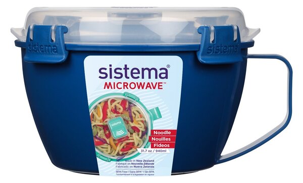 Sistema Dóza na nudle a hranolky Microwave Noodle 940 ml, modrá