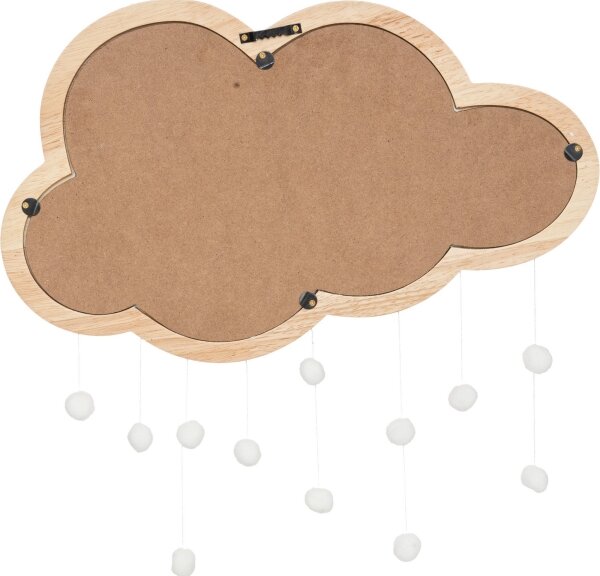 Atmosphera - Dětské nástěnné zrcadlo CLOUD 40x36 cm kaučukovník