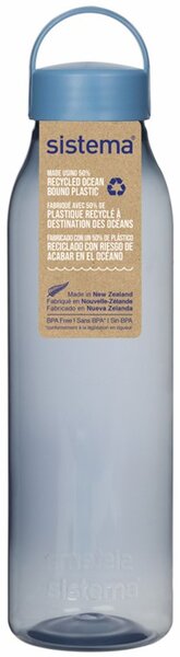Sistema Láhev s držadlem Ocean Bound Revive 700 ml, modrá