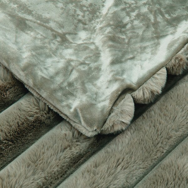 KOŽEŠINOVÁ DEKA, polyester, 150/200 cm Novel - Deky