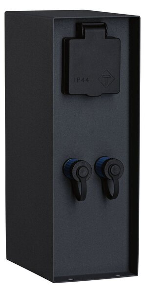 P 94700 Plug & Shine sloupek se zásuvkami Rio IP44 antracit - PAULMANN