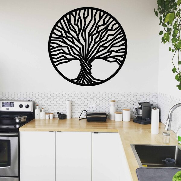 Stylesa - Drevený obraz na zeď STROM: Přírodní překližka - Topol přírodní Rozměr 40 cm 4035-57030 PR0385 plywood