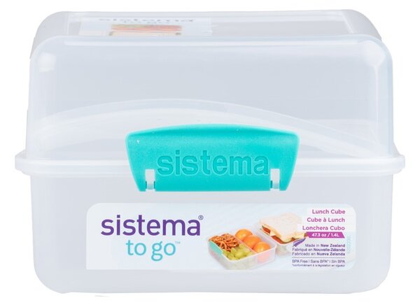 Sistema TO GO Krabička na svačinu s 2 oddíly 1,4 l, mátová