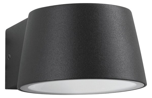 P 94713 LED venkovní nástěnné svítidlo Capea neláká hmyz IP44 96x128mm 2200K 6W 230V 98° černá hliník - PAULMANN