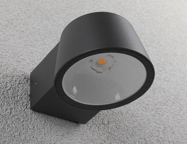P 94713 LED venkovní nástěnné svítidlo Capea neláká hmyz IP44 96x128mm 2200K 6W 230V 98° černá hliník - PAULMANN