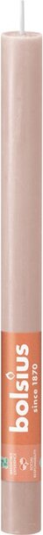 Bolsius Rustic Domácí 23x270mm Misty Pink, růžová svíčka