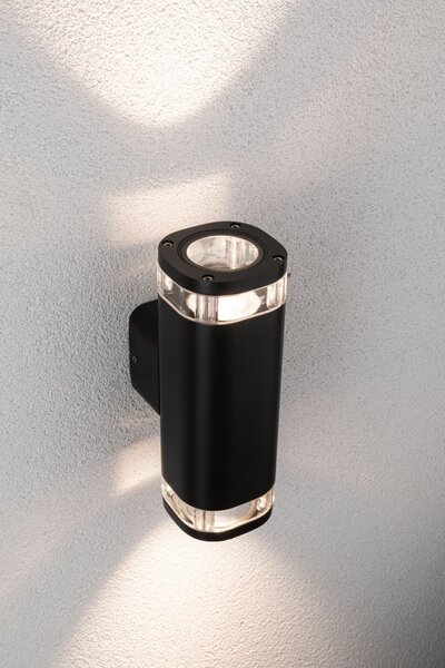 P 94719 Venkovní nástěnné svítidlo Colum IP44 80x112mm max. 20W 230V antracit hliník - PAULMANN