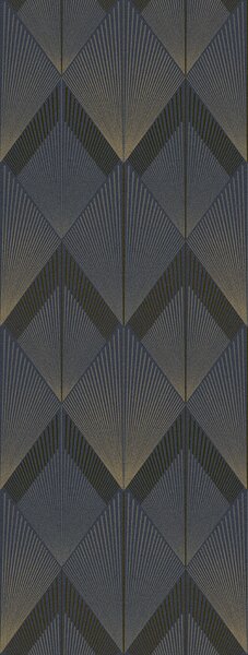 Geometrická vliesová obrazová tapeta na zeď, modrá, FW4035-1, Feature Walls, Decoprint