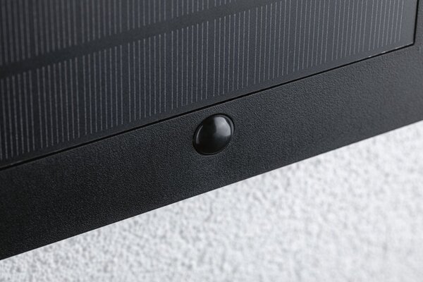 P 94725 Solární LED domovní číslo a svítidlo Neda pohybové čidlo neláká hmyz IP44 2200K antracit - PAULMANN
