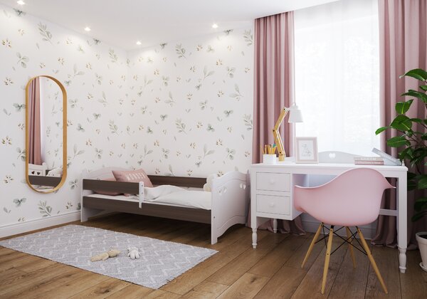 Dětská postel Laura Velikost postele: 140x80, Barevné provedení: Bílá, Provedení postele: S šuplíkem
