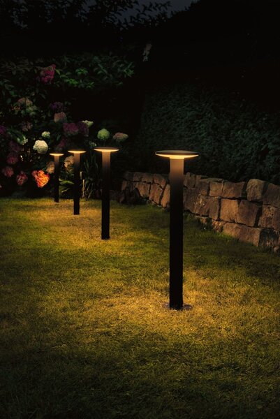 P 94723 Plug & Shine LED stojací svítidlo Plate samostatné svítidlo IP44 2200K 7W antracit - PAULMANN