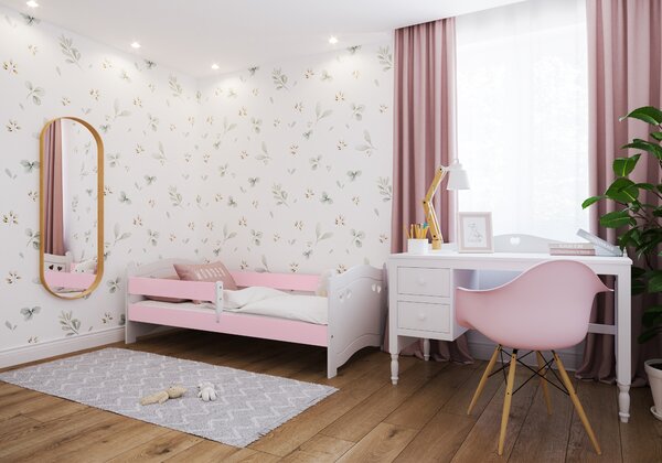 Dětská postel Laura Velikost postele: 140x80, Barevné provedení: Bílá, Provedení postele: S šuplíkem