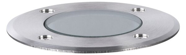 P 94732 LED zemní svítidlo zlaté světlo neláká hmyz IP65 110mm 2200 - 2200K 4,3W 230V kartáč.ocel/umělá hmota - PAULMANN