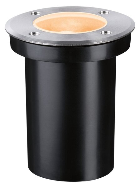 P 94732 LED zemní svítidlo zlaté světlo neláká hmyz IP65 110mm 2200 - 2200K 4,3W 230V kartáč.ocel/umělá hmota - PAULMANN