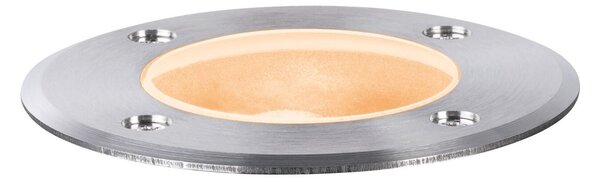 P 94732 LED zemní svítidlo zlaté světlo neláká hmyz IP65 110mm 2200 - 2200K 4,3W 230V kartáč.ocel/umělá hmota - PAULMANN