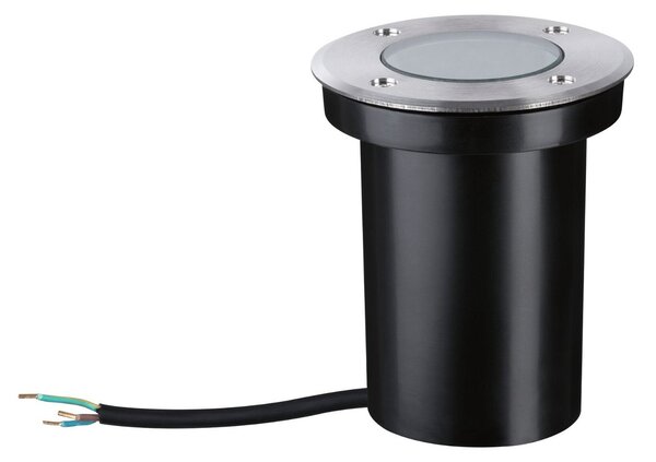 P 94732 LED zemní svítidlo zlaté světlo neláká hmyz IP65 110mm 2200 - 2200K 4,3W 230V kartáč.ocel/umělá hmota - PAULMANN