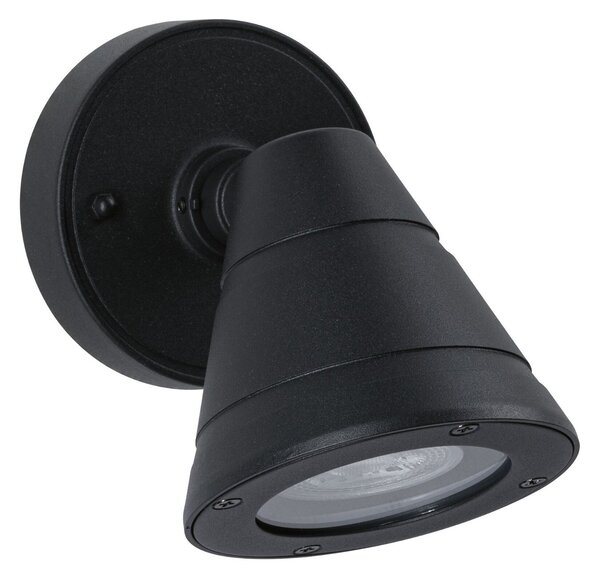 P 94734 Venkovní nástěnné svítidlo Trian IP44 kruhové 100x125mm max. 35W 230V antracit hliník - PAULMANN