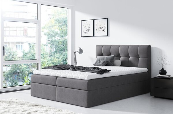 HezkýNábytek.cz Boxspring postel Maddox (160x200) (Rico 23). 1058888