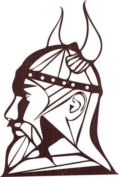 SENTOP | Drevený obraz Viking | SENTOP PR0400
