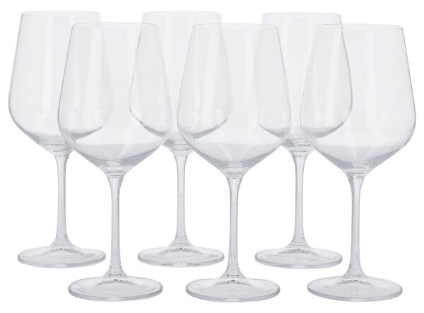 Silvercrest® Sklenice na sekt / Sklenice na bílé víno / Sklenice na červené víno / Sklenice na vodu (sklenice na červené víno) (100395535004)