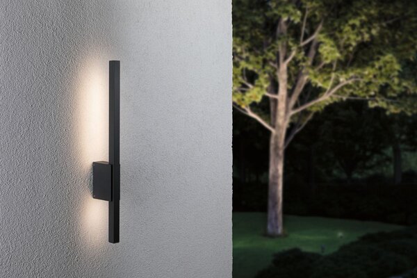 P 94743 LED venkovní nástěnné svítidlo Stan IP44 600mm 3000K 9W 230V antracit hliník - PAULMANN