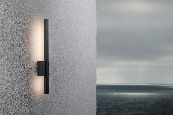 P 94743 LED venkovní nástěnné svítidlo Stan IP44 600mm 3000K 9W 230V antracit hliník - PAULMANN