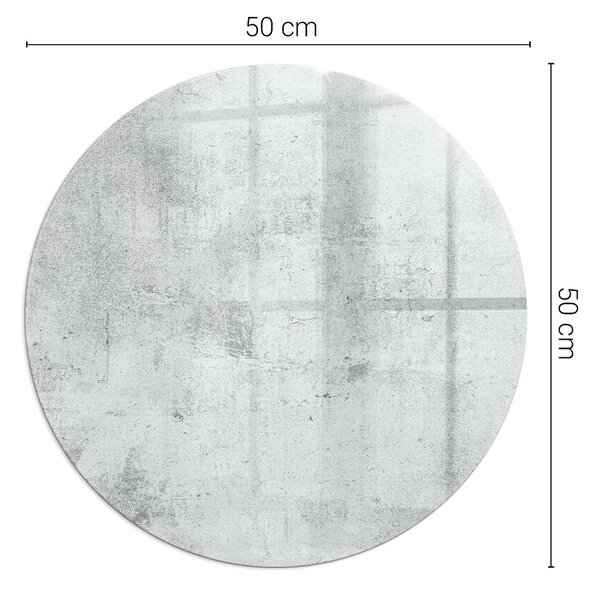 Kulaté sklo pod krbová kamna Betonová textura v syrovém stylu ppkon-00088279
