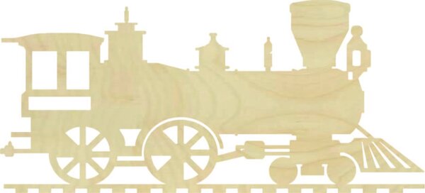 Dřevěný obraz na zeď vlak, lokomotiva - THOMAS: Překližka - černá 30 x 15 cm 4080-60582 PR0412