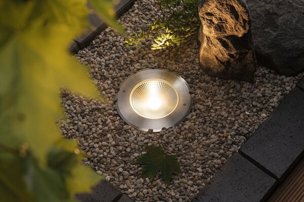 P 94749 LED zemní svítidlo Vanea IP67 kruhové 160mm 3000K 15,5W 230V hliník hliník - PAULMANN