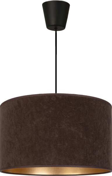 Brilagi - Lustr na lanku VELVET 1xE27/60W/230V pr. 40 cm hnědá/zlatá