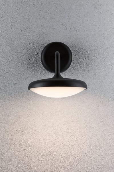 P 94758 LED venkovní nástěnné svítidlo Nostro IP44 kruhové 180x250mm 3000K 10W 230V antracit hliník - PAULMANN