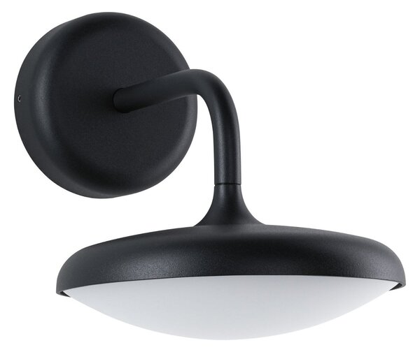 P 94758 LED venkovní nástěnné svítidlo Nostro IP44 kruhové 180x250mm 3000K 10W 230V antracit hliník - PAULMANN