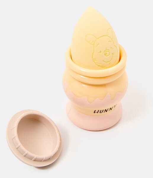 Sinsay - Houbička na make-up s pouzdrem Winnie the Pooh - žlutá