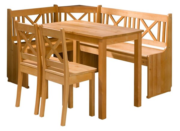 Kuchyňský kout + stolek Sandonia se židlemi (olše)