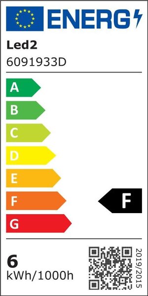 LED2 6091933D Svítidlo MAGO S, B DALI DIM 6W 3000K černá - LED2 Lighting