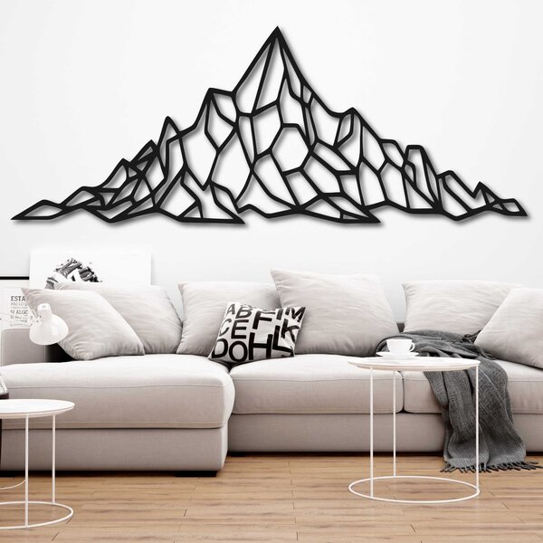 Polygonální nástěnná dekorace skalnatý kopec - AKVOYD: Přírodní překližka - Topol přírodní 65 x 20 cm 4111-62879 PR0433 plywood