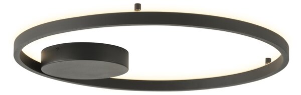 Palnas LED stropní svítidlo Dona 2 UP, ⌀ 40cm, 24W Barva: Černá, Stmívání, řízení: Krokové