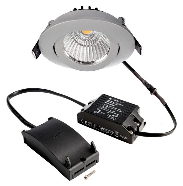 IMPR 565356 Deko-Light stropní vestavné svítidlo Dione, 230 V, DIM, 3000 K, stříbrná 220-240V AC/50-60Hz 8,50 W 3000 K 700 lm stříbrná-šedá