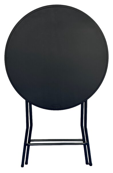 TENTino Bistro stolek koktejlový průměr 80 cm, černý