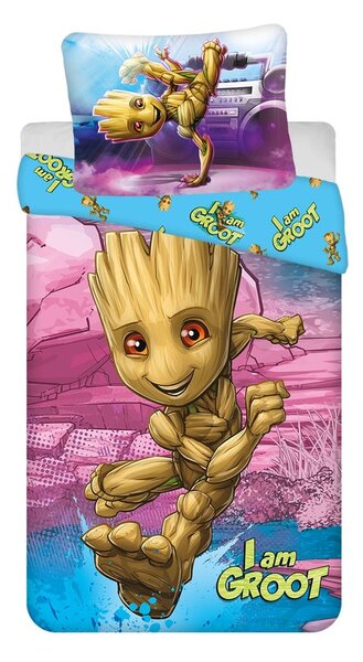 Povlečení Groot I am Groot 140x200, 70x90 cm