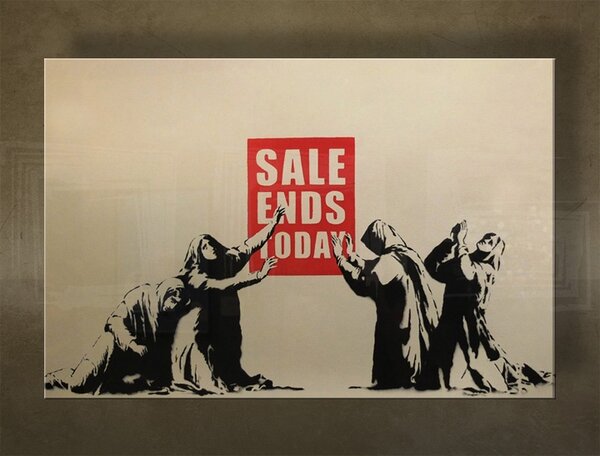 Obraz na plátně 1 kus Street ART - Banksy