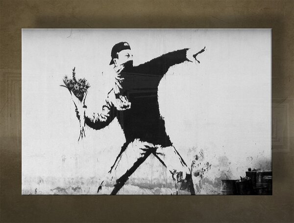 Obraz na plátně 1 kus Street ART - Banksy