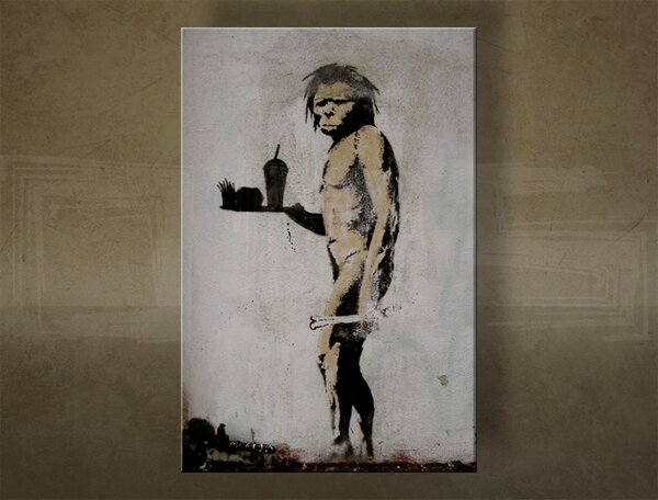 Obraz na plátně 1 kus Street ART - Banksy